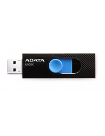 Adata pamięć UV320 64GB USB 3.2 Gen1 Czarno-niebieski
