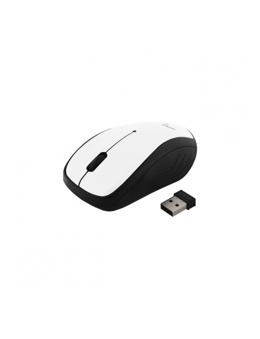 Art AM-92C mysz optyczna | bezprzewodowo | USB | white