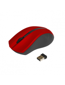 Art AM-97D mysz optyczna | bezprzewodowa | USB | red