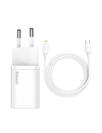 Baseus Ładowarka sieciowa Ni-MH Super Si Quick Charger 1C 20W USB-C biała