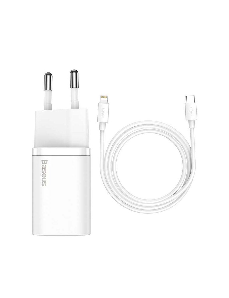 Baseus Ładowarka sieciowa Ni-MH Super Si Quick Charger 1C 20W USB-C biała