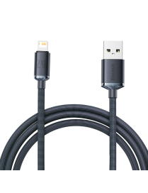 Baseus Kabel USB do Lightning Crystal Shine, 2.4A | 2m | czarny