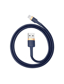 Baseus Kabel USB Lightning Cafule 1.5A 2m złoto-granatowy