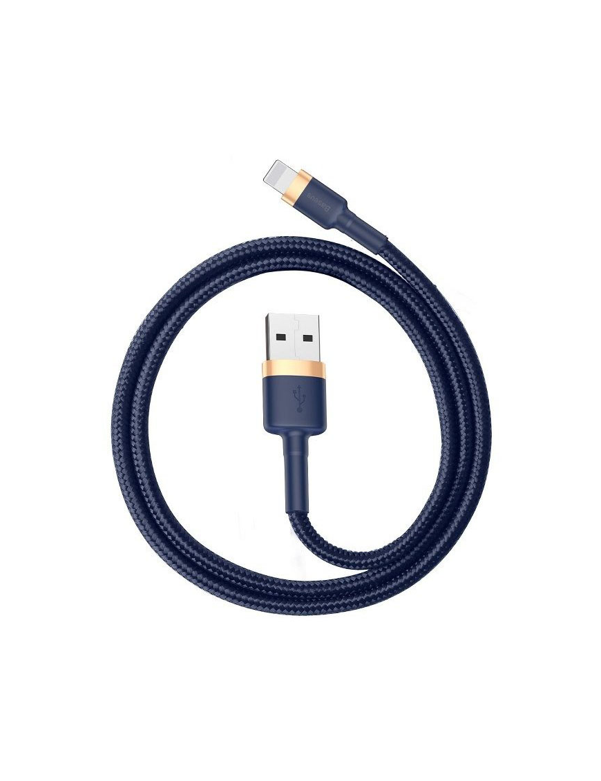 Baseus Kabel USB Lightning Cafule 1.5A 2m złoto-granatowy