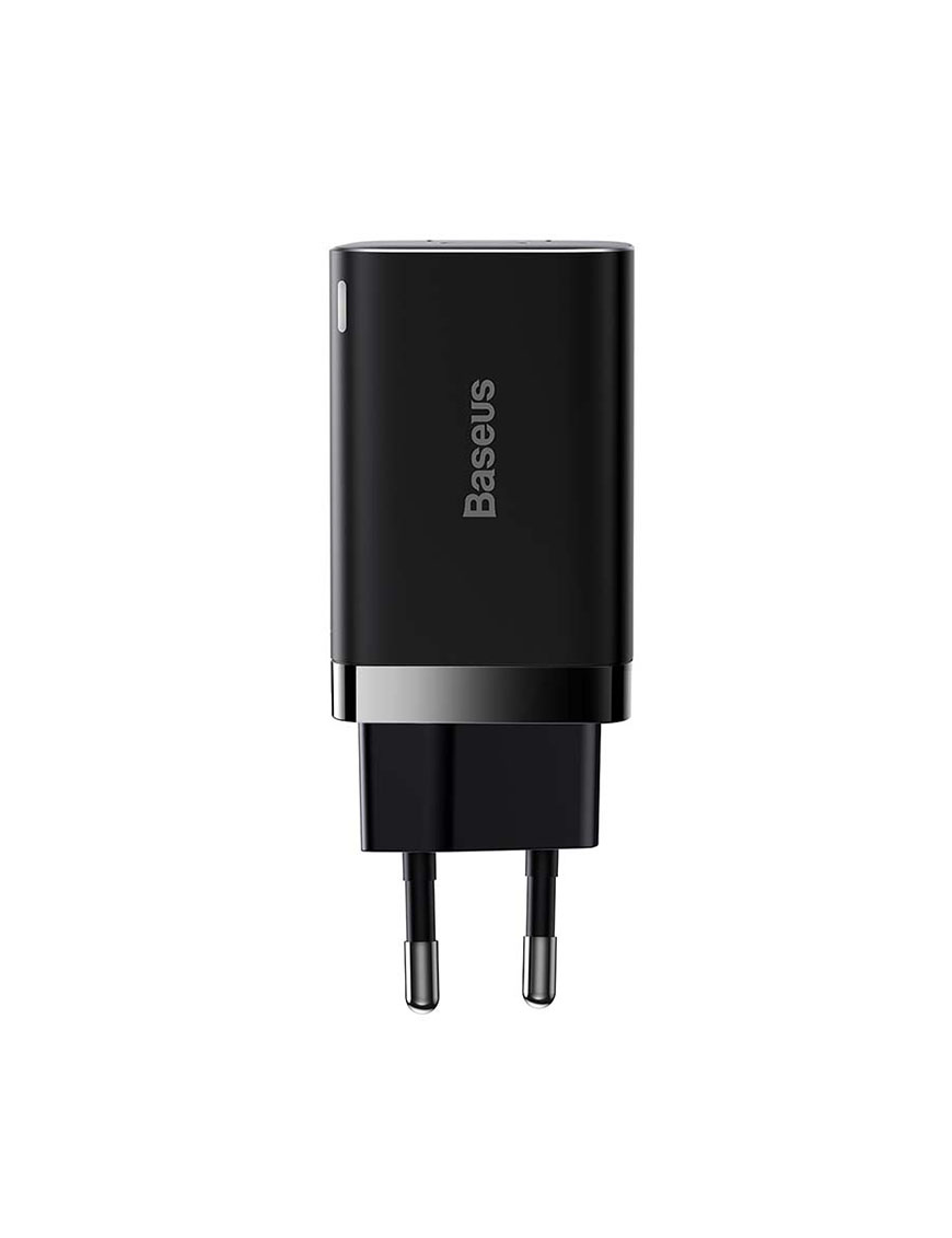 Baseus Ładowarka sieciowa Super Si Pro Quick Charger USB+USB-C 30W czarna
