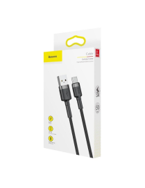 Baseus Kabel USB do USB-C Cafule 2A | 3m | szaro-czarny