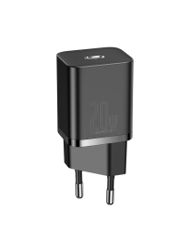 Baseus Ładowarka sieciowa Super Si Quick Charger 1C 20W +USB-C do Lightning 1m