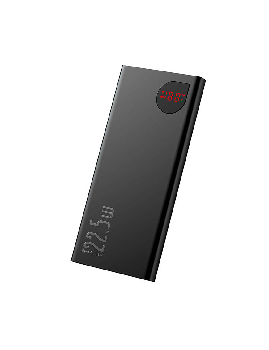 Baseus Power bank Adaman Metal 10 000mAh | 22.5W | czarny