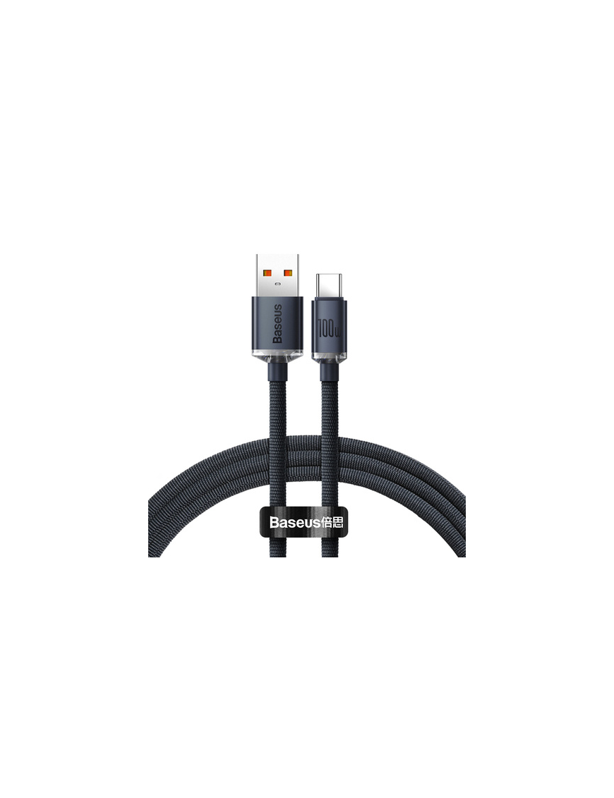 Baseus Kabel USB do USB-C | 100W | 1,2 m | crystal shine