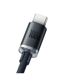 Baseus Kabel USB do USB-C | 100W | 1,2 m | crystal shine