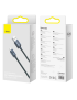 Baseus Kabel USB do USB-C | 100W | 1,2 m | crystal shine