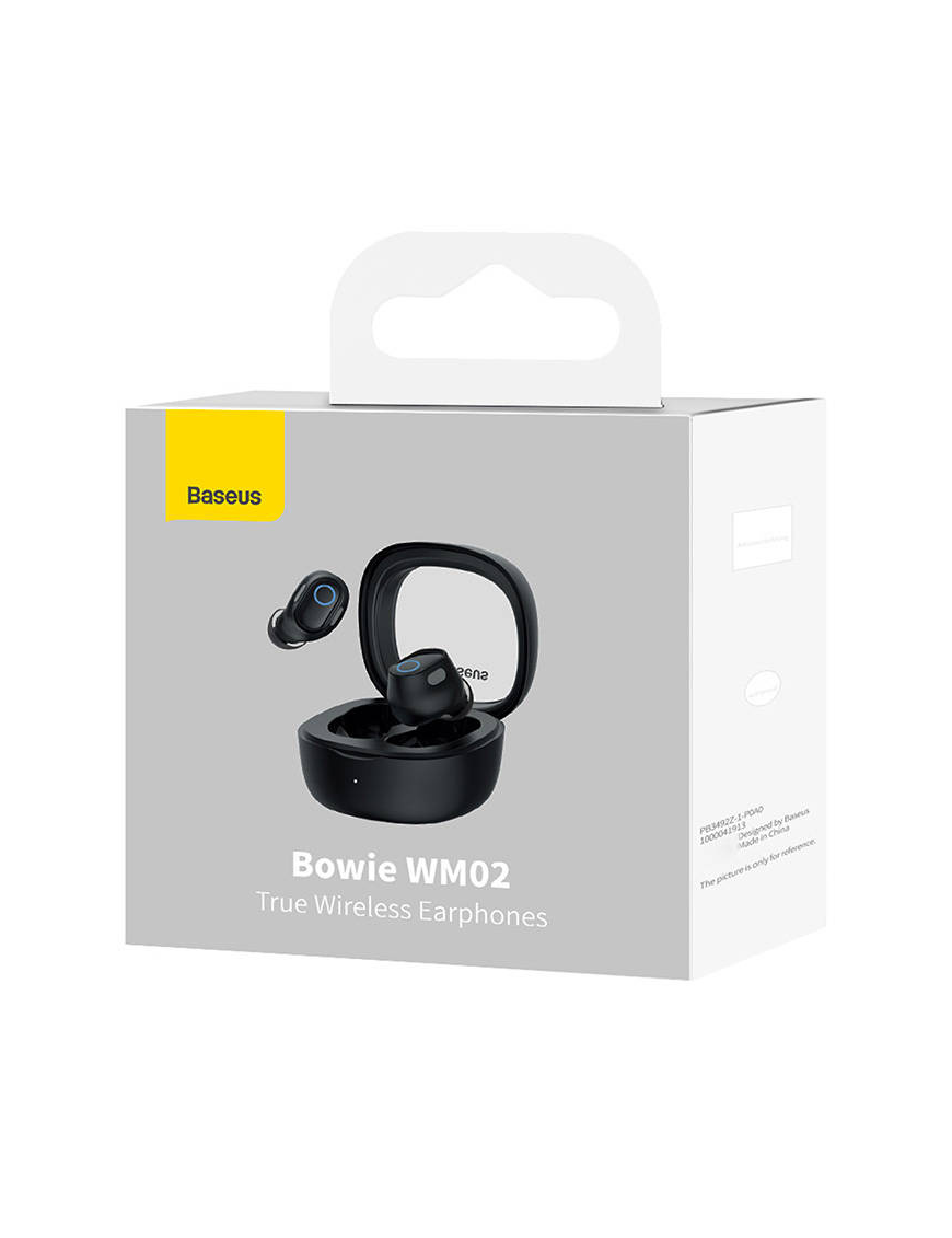 Baseus Słuchawki TWS Bowie WM02 | czarne