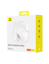 Baseus Słuchawki bezprzewodowe Bass 30 Max | białe