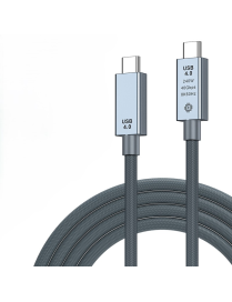Kabel USB C 4.0 szybki elastyczny 40Gbps PD 240W macbook smartfon 1m 8K
