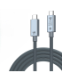 Kabel USB C 4.0 szybki elastyczny 40Gbps PD 240W macbook smartfon 1m 8K