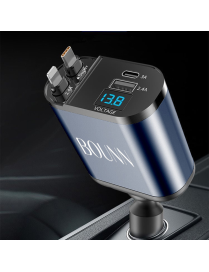 Bounn ładowarka samochodowa USB C 30W APPLE 12V 24V 4w1