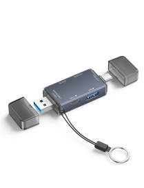 Czytnik kart pamięci USB USB-C 3.0 hub PRO 6w1 SD/MicroSD