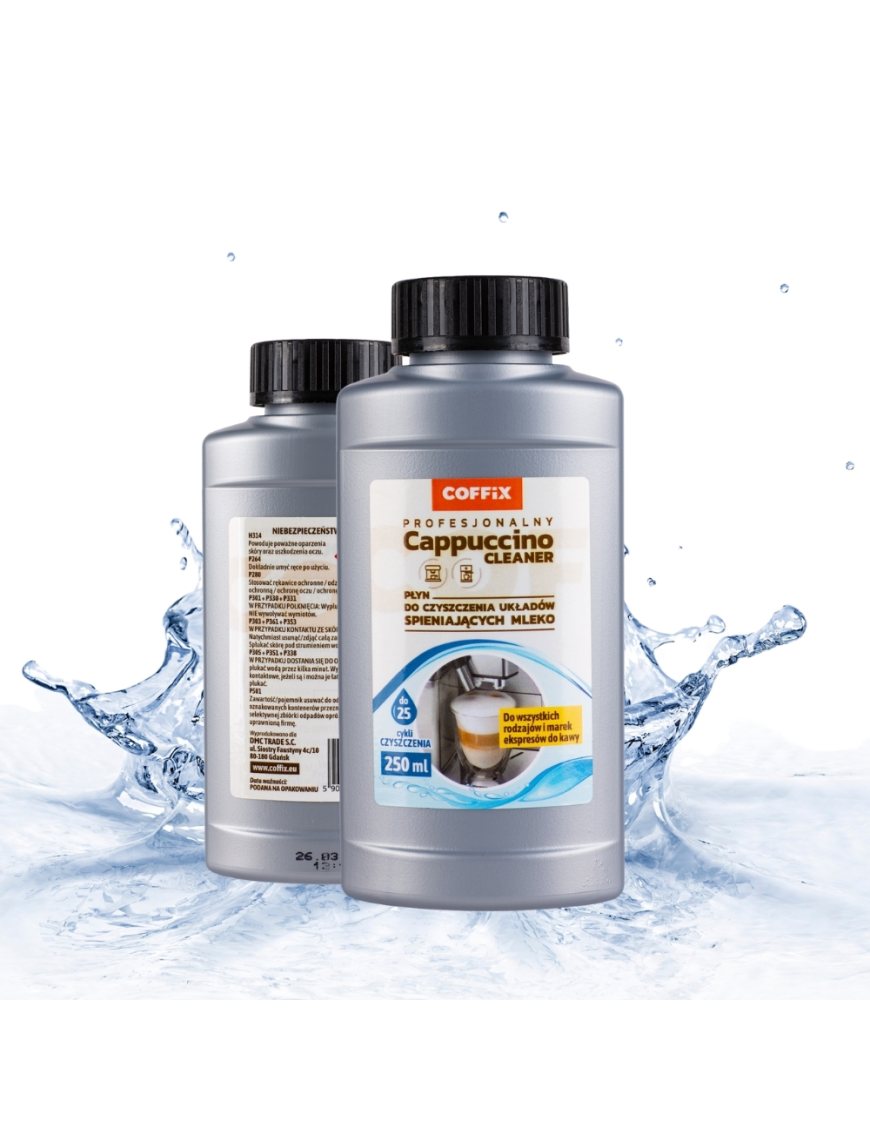 Płyn do czyszczenia systemu mlecznego COFFIX Cappuccino Cleaner 250 ml