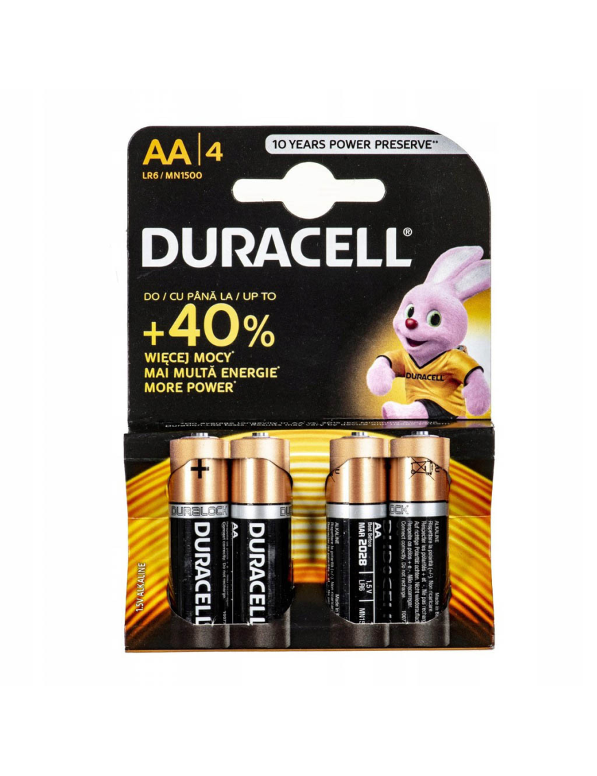 Bateria Duracell LR6 / AA / MN1500 (K4) Basic