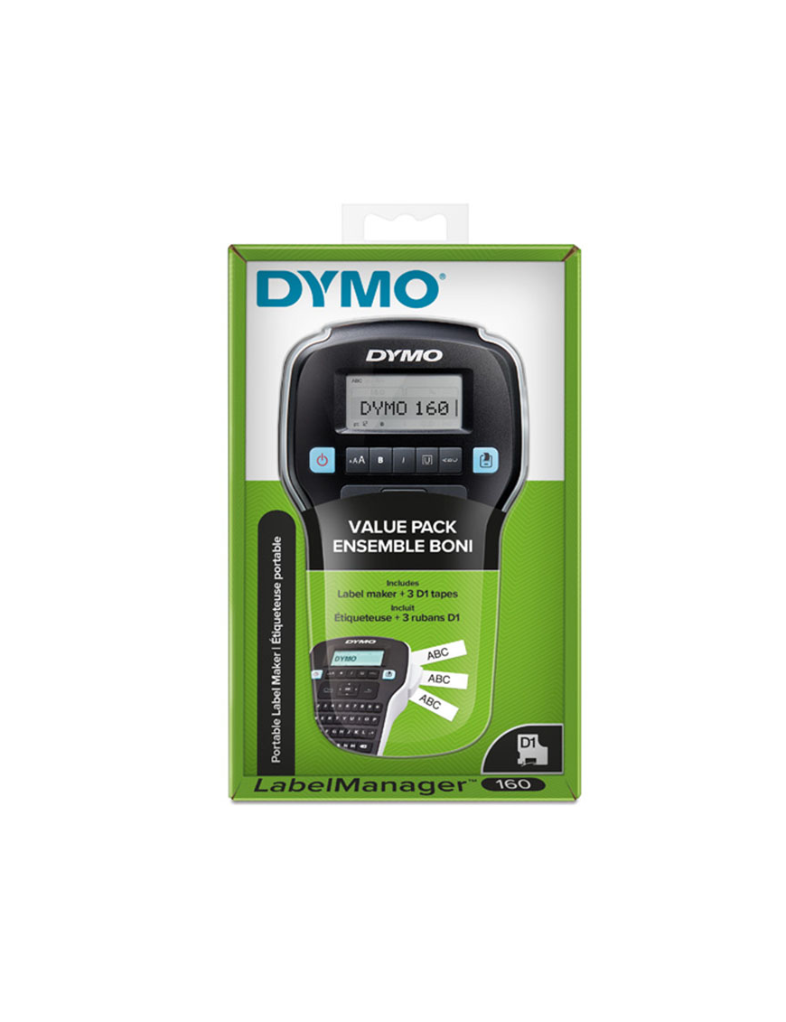 Dymo drukarka LabelManager 160 +3 taśmy S0720530 / 45013