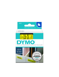 Dymo taśma do drukarek etykiet, D1 45018 | 12mm x 7m | czarny / żółty
