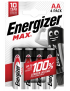 Bateria alkaliczna AA / LR6 Energizer MAX - 4 sztuki (blister)