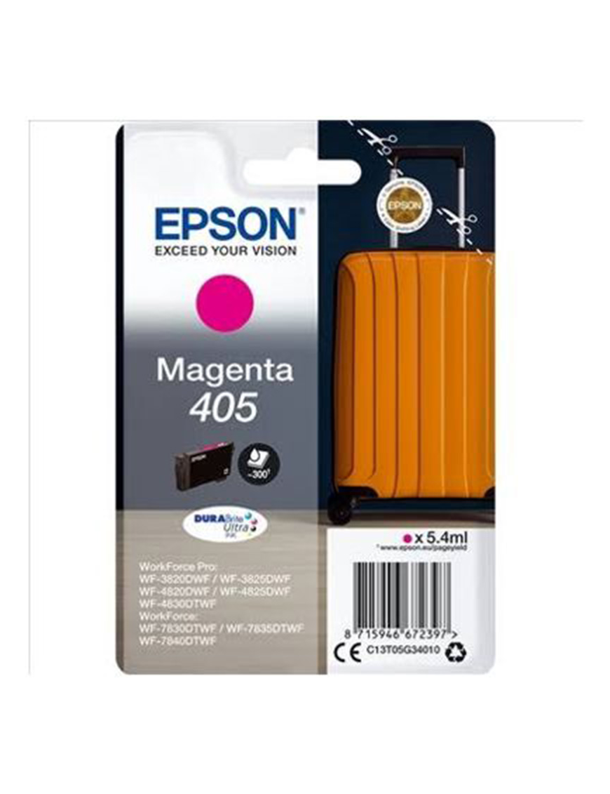 Tusz Epson 405XL do WF-7835/7830D/7840DTWF | 14,7 ml | Magenta