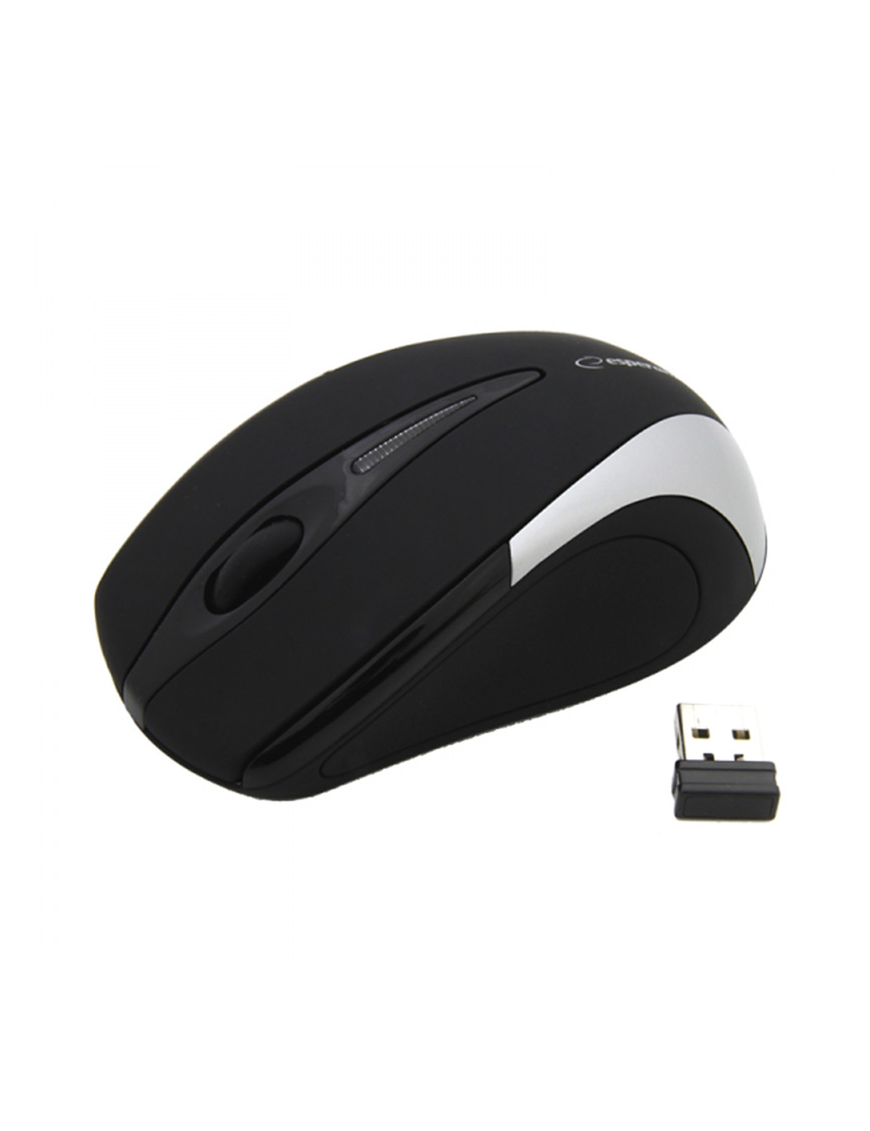 Esperanza mysz bezprzewodowa 2,4 GHZ 3D optyczna USB | ANTARES | srebrna