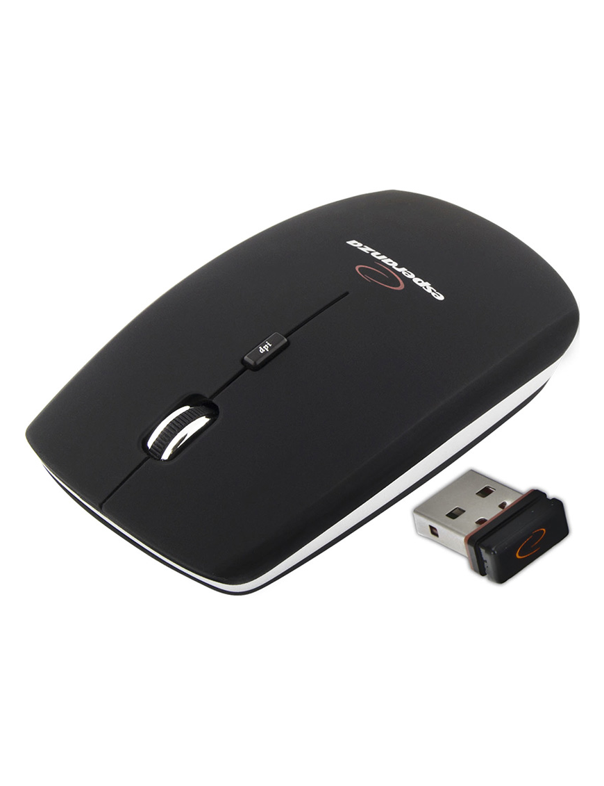 Esperanza mysz bezprzewodowa 2,4 GHZ 4D optyczna USB | SATURN | czarna